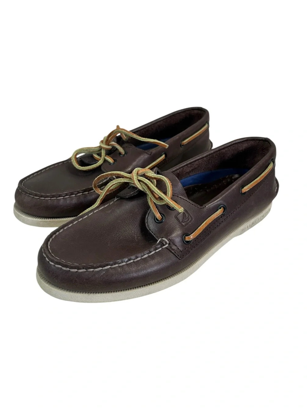 Sperry Top-Sider Authentic Original (A/O) 2-Eye Boat Shoes Leather Men’s 7.5